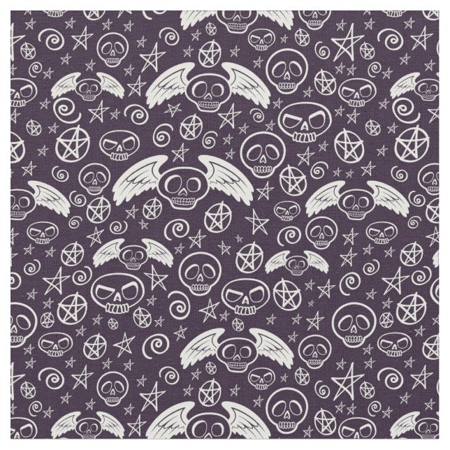 Tissu Motif de "vaudou" (Fermer)