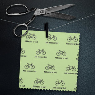 Tissu Motif de vélo & texte propre pour cycliste - toute