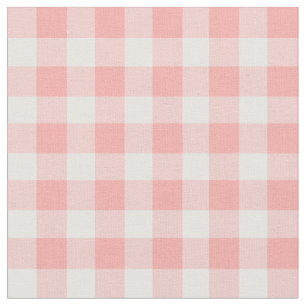 Tissu Motif de vérification En vichy rose pâle