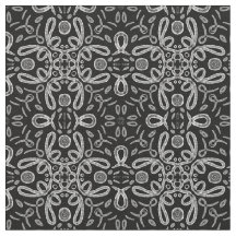Motif de verrouillage de croix - blanc sur le noir