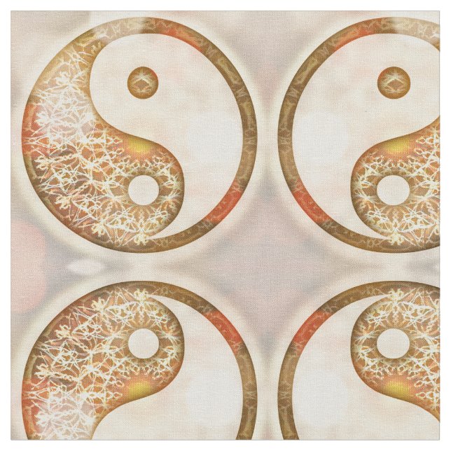 Tissu Motif de Yin Yang (Fermer)