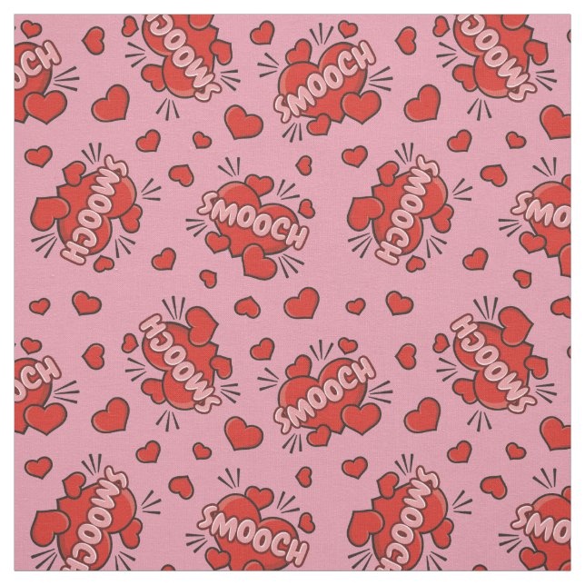 Tissu Motif d'effet sonore de bande dessinée (Échantillon)