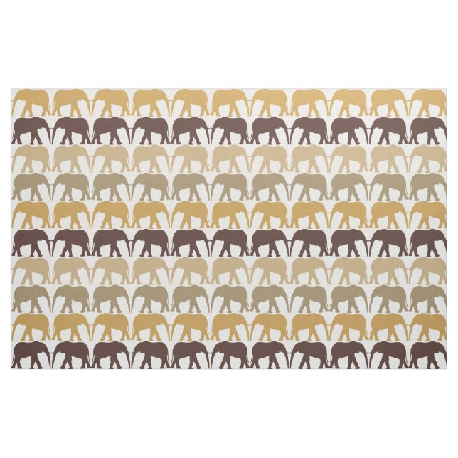 Tissu Motif d'éléphants cool (Fat Quarter)