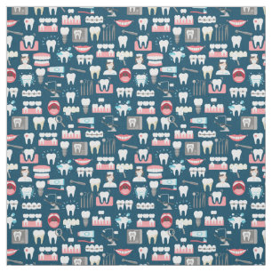 Tissu Motif dentaire de bureau de clinique
