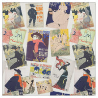 Motif des affiches de Toulouse-Lautrec