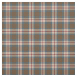 Tissu Motif des Carrés Brown du Tartan rouge du Beige b