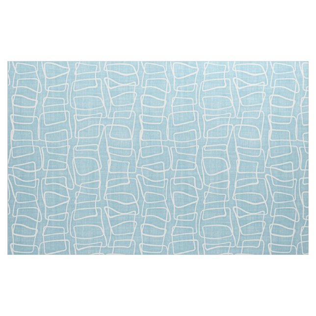 Tissu Motif des Carrés du Blue Modern Round Light Pastel (Fat Quarter)