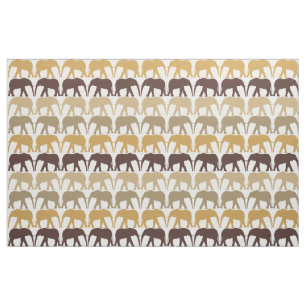 Tissu Motif des éléphants cool