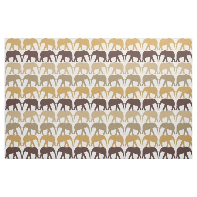 Tissu Motif des éléphants cool (Fat Quarter)
