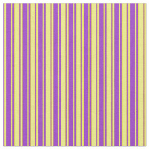 Tissu Motif des rayures d'orchidée jaune et foncé