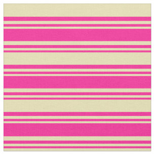 Tissu Motif des rayures roses profondes et bronzées