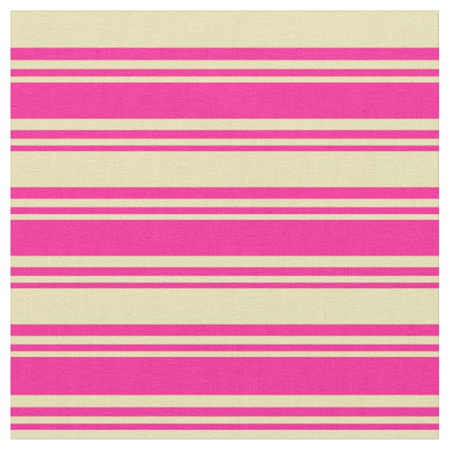 Tissu Motif des rayures roses profondes et bronzées (Fermer)