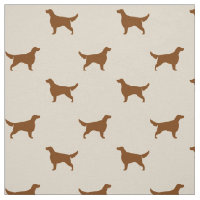 Motif des silhouettes de Setter| Race de chien
