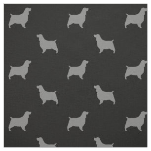 Tissu Motif des silhouettes espagnoles de Springer angla