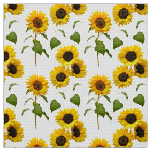 Tissu Motif des tournesols de campagne