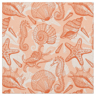 Tissu Motif dessiné à la main