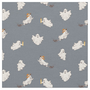 Tissu Motif d'Halloween des fantômes