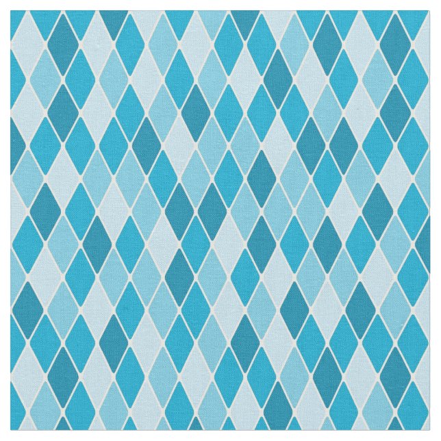 Tissu Motif d'hiver de harlequin (Fermer)