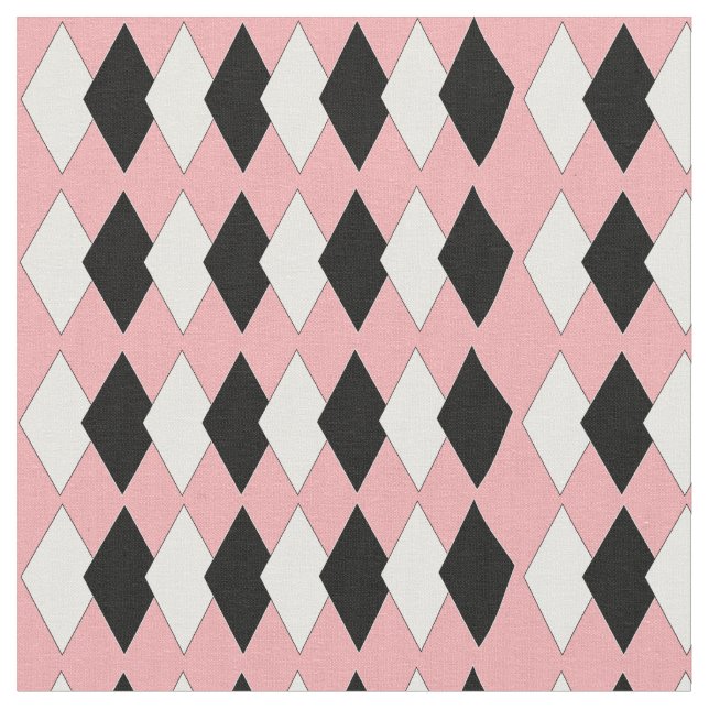 Tissu Motif diamant du milieu du siècle  (Fermer)