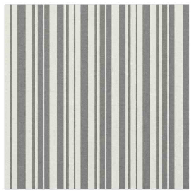 Tissu Motif Dim Grey et Beige (Fermer)
