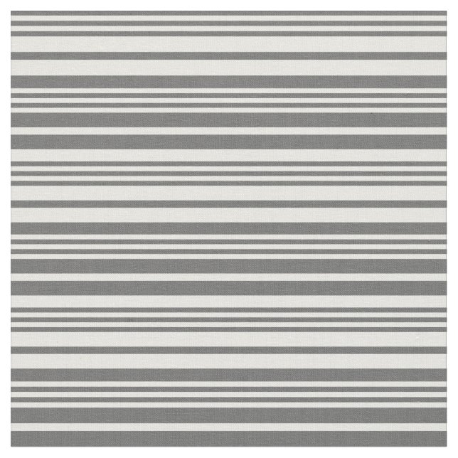 Tissu Motif Dim Grey et Mint Cream (Fermer)