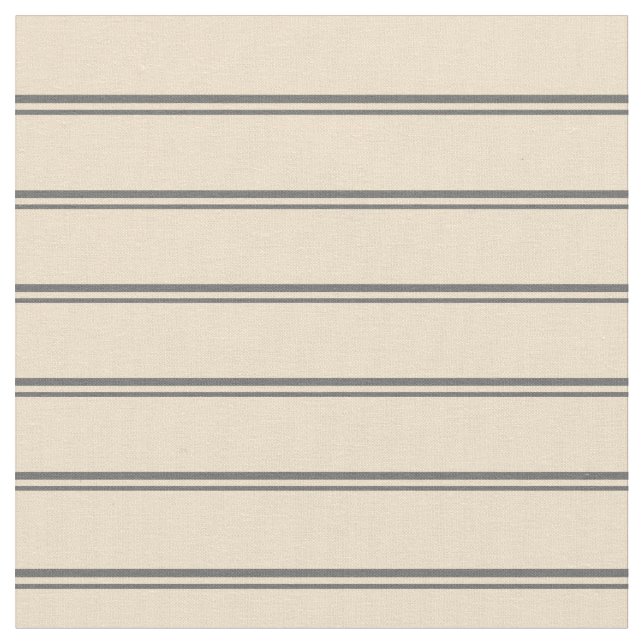 Tissu Motif Dim Grey & Tan Stripes (Fermer)