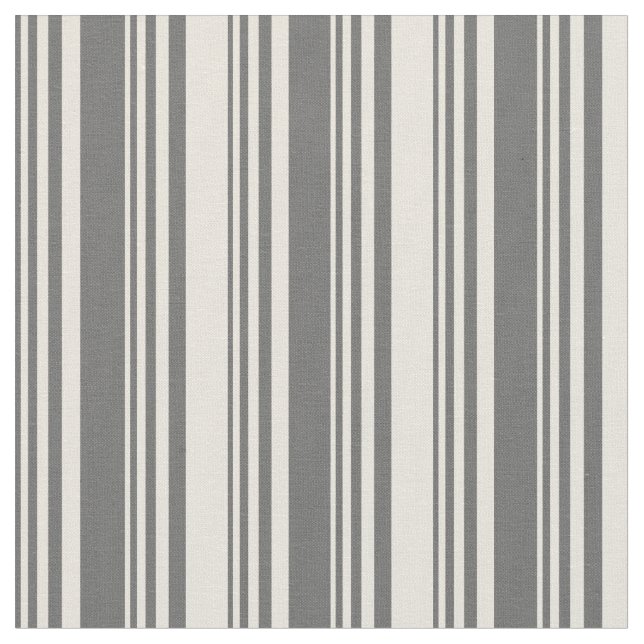 Tissu Motif Dim Gris & Gris Beige (Fermer)