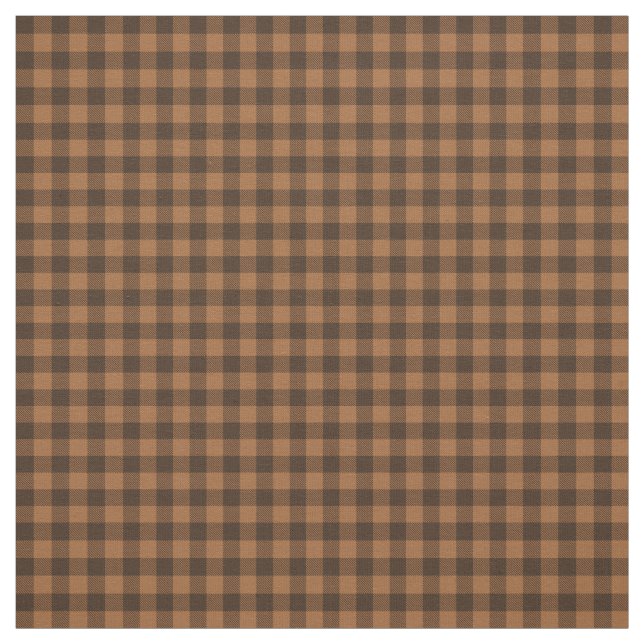 Tissu Motif d'impression Cosy Brown Plaid Buffalo (Échantillon)