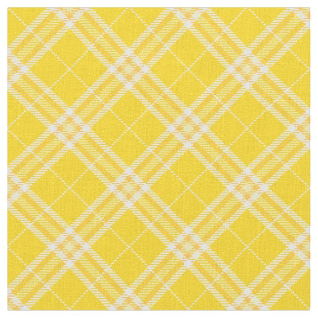 Tissu Motif d'impression de tatan à pâte jaune safran (Fermer)