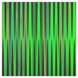 Tissu Motif d'impression vertical bleu vert jaune