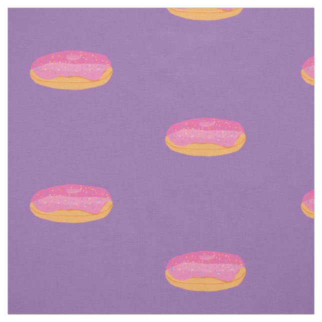 Tissu Motif Donuts (Échantillon)