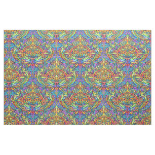 Tissu Motif d'ornement Art Nouveau de l'ère victorienne