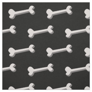 Tissu Motif d'os de chien