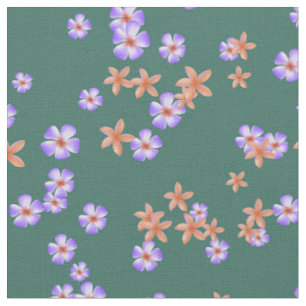 Tissu Motif doux avec fleurs tropicales
