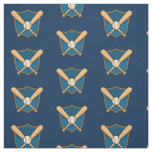 Tissu Motif du bouclier de baseball