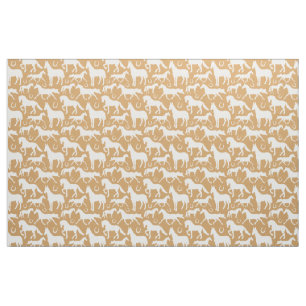Tissu Motif du Palomino Horse