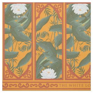 Tissu Motif du panneau botanique du coucher de soleil - 