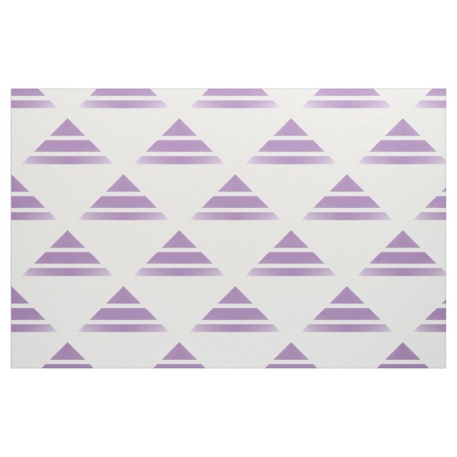 Tissu Motif du triangle blanc violet (Fat Quarter)