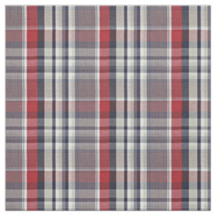 Tissu Motif écossais beige bleu rouge de tartan de plai