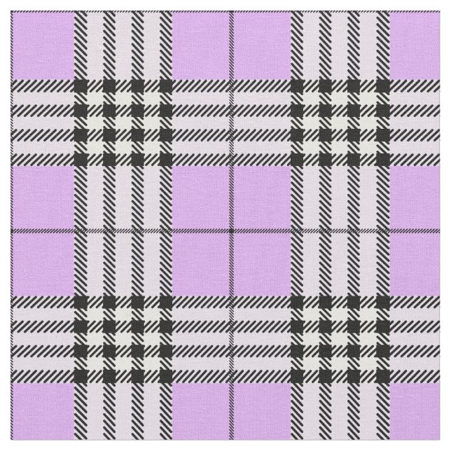 Tissu Motif écossais classique de Tartan violet (Fermer)