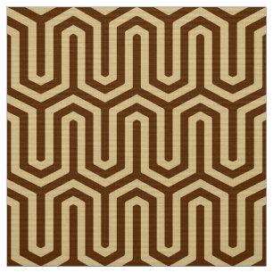 Tissu Motif égyptien de Deco - caramel et chocolat
