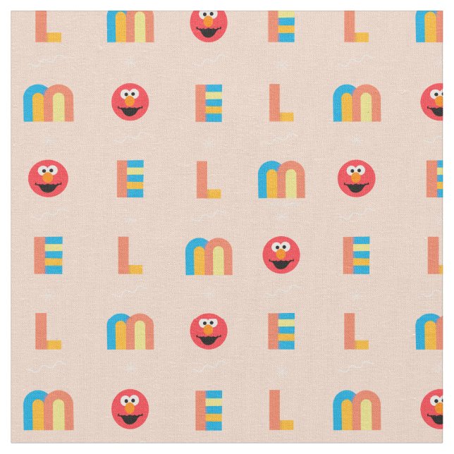 Tissu Motif Elmo moderne (Fermer)