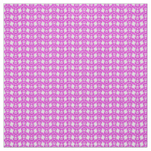 Tissu motif Empreinte de patte en couleur rose