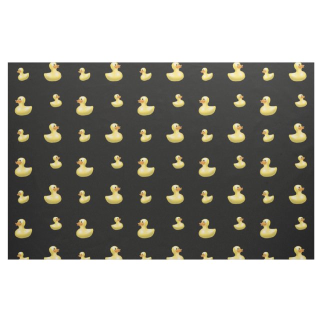 Tissu Motif en caoutchouc noir de canard (Yard)
