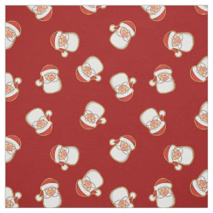 Tissu Motif en chef père Noël