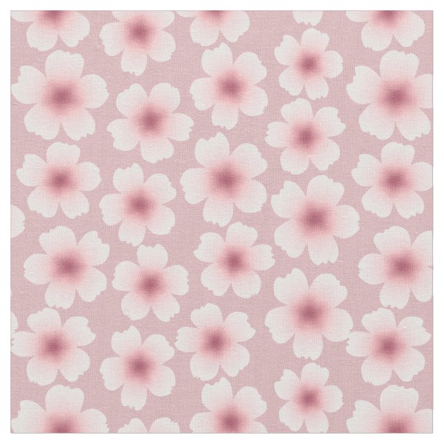 Tissu Motif en fleurs de cerisiers japonais Sakura (Fermer)