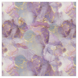 Tissu Motif en marbre Pastel Lilac, Parties scintillant 