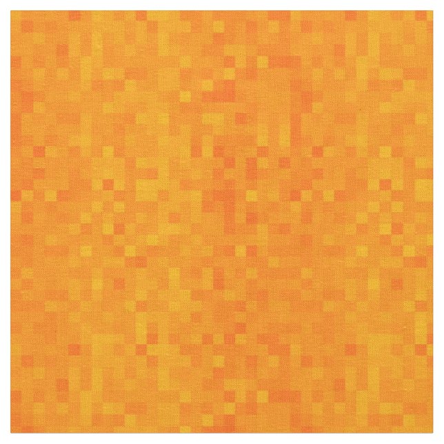 Tissu Motif en mosaïque orange chaud, (Fermer)