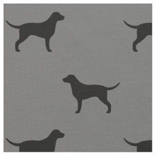 Tissu Motif enduit bouclé de silhouettes de chien