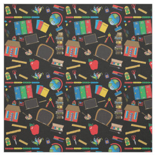 Tissu Motif enseignant scolaire